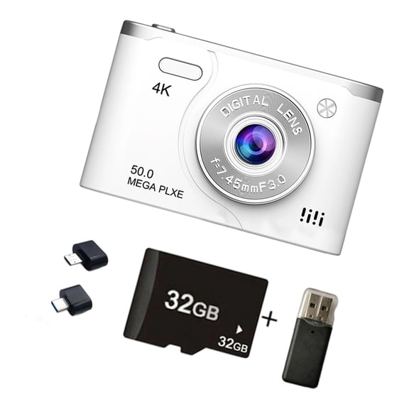 2. 6400W Pixeled Compact Camera Featuring 4K Video and Night Visios Mode for Travel Vlogging