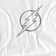 thumbnail image 3 of The Flash Line Logo 1 Kids T Shirt (3) for Youth Toddler Boys and Girls, White, 3 of 5