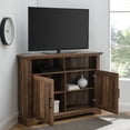 thumbnail image 3 of Walker Edison Two-Door Corner TV Stand for TVs up to 48", Reclaimed Barnwood, 3 of 10