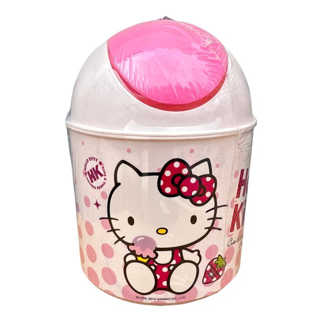 Sanrio Hello Kitty Waste Bin Hello Kitty Desktop Trash Can