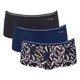 thumbnail image 1 of Sloggi braguitas de mujer, pack de 3 - GO Crush Short C3P, braguitas, algodón elástico Azul S (Small), 1 of 7