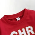 thumbnail image 5 of Zshosam Christmas Sweatshirts for Teens No Hood Christmas Sweatshirts For Teen Girls Trendy Crewneck Kids Tops Long Sleeve Cute Fall Clothes Size 12 18 Months,(Red 12-18 Months), 5 of 7