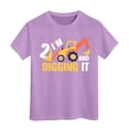 thumbnail image 1 of Sunnyoo Big Boys T Shirt Excavator Graphic Short Sleeve T-Shirt, Sizes 3-13, 1 of 3