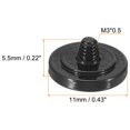 thumbnail image 2 of Uxcell Shutter Release Button Soft Shutter Release Button Copper Camera Shutter Button Concave, Black 4 Pack, 2 of 6