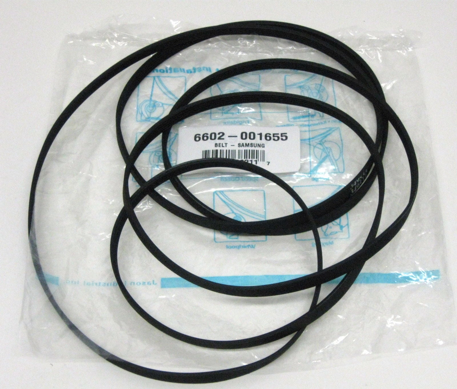 Samsung 6602-001655 Dryer Drum Belt Black for sale online 