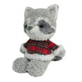 thumbnail image 2 of Holiday Time Plush Raccoon Grey 9.5inch for 3 years and up, 2 of 4