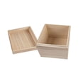 thumbnail image 2 of Milageto Wooden Box Jewelry Box Mini Wooden Boxes Square for Glass Glass Water Cup styles A, 2 of 8