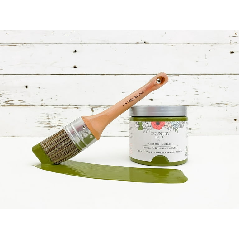 Country Chic Chalk Style Paint for Furniture, Jitterbug, 16 fl oz, Size: 16 oz, Green
