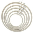 thumbnail image 1 of 5PCS Embroidery Hoop Creative Plastic Embroidery Ring Cross Stitch Hoop for DIY, 1 of 10
