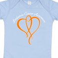 thumbnail image 4 of Inktastic Leukemia Awareness with Orange Ribbon Heart Boys or Girls Baby Bodysuit, 4 of 5