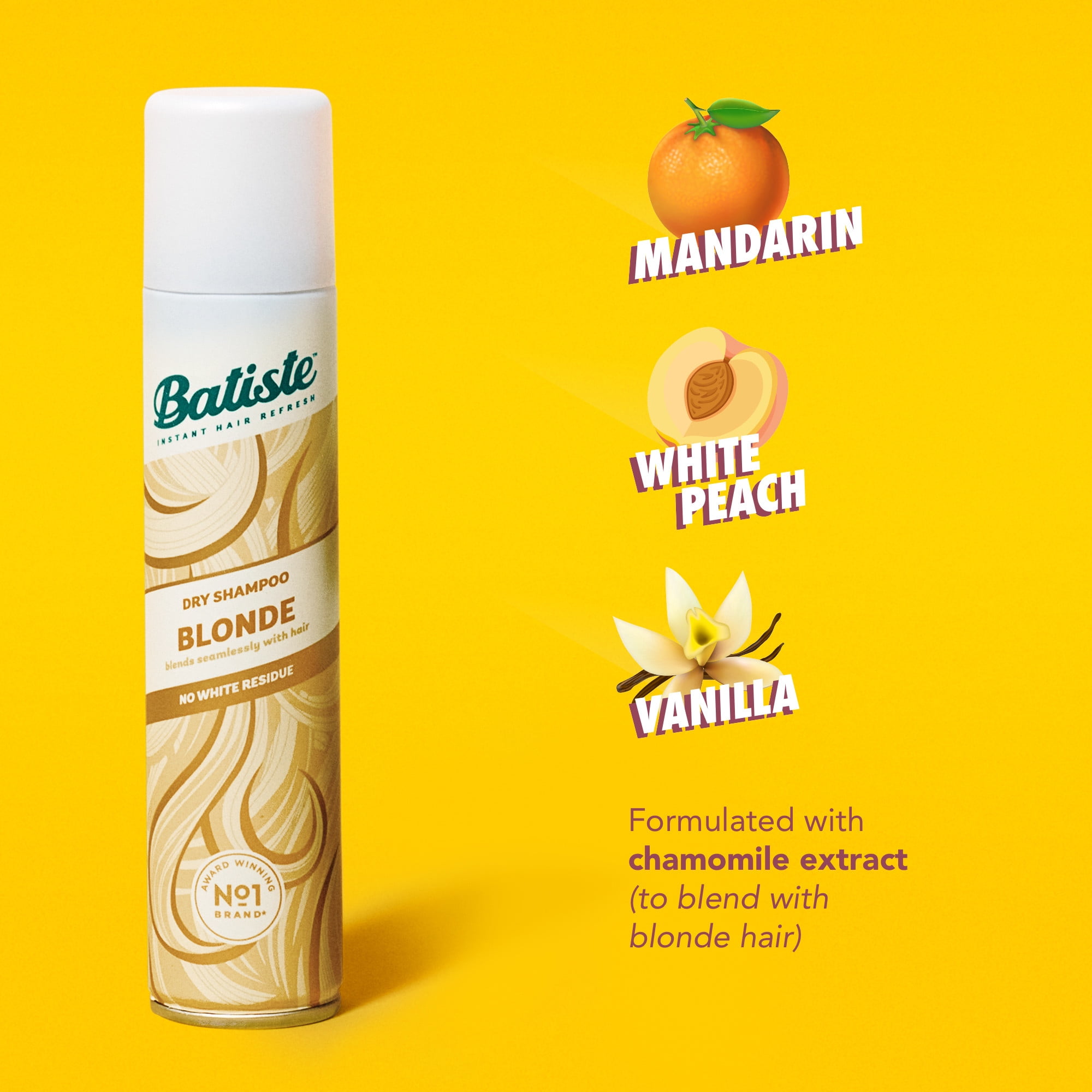 Batiste Dry Shampoo, Blonde, *Packaging May Vary Walmart.com