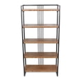 thumbnail image 3 of Lauxel 5 Tier Metal Framed Wood Shelf, 3 of 10