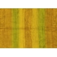 thumbnail image 1 of Ahgly Company Machine Washable Indoor Rectangle Abstract Yellow Modern Area Rugs, 5' x 8', 1 of 4