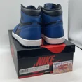 thumbnail image 4 of Size 10.5 - Jo r-dan 1 Retro OG High Dark Marina Blue Black Leather (555088-404), 4 of 6
