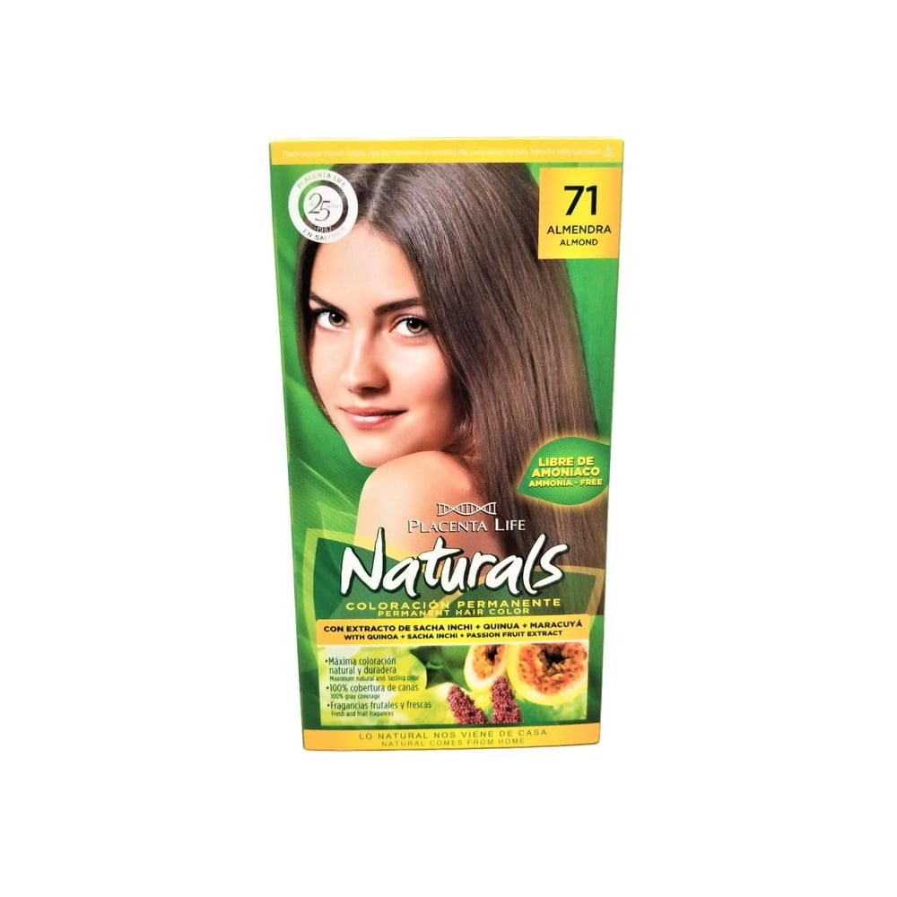 Placenta Life Naturals Permanent Hair Color with Quinoa + Sacha Inchi ...