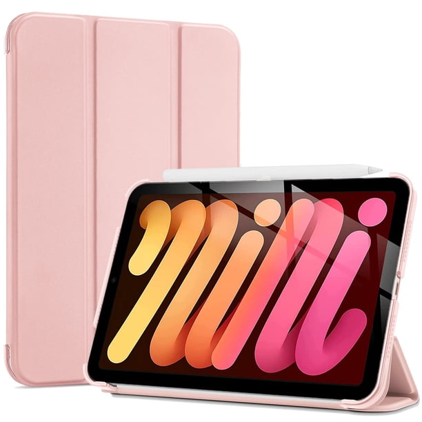 Funda ProCase Smart para iPad Mini 7.ª y 6.ª generación de 8,3 pulgadas, color rosa