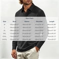 thumbnail image 7 of Hngshg Mens T-Shirts Big and Tall Comfy Button Up Collared Tops Long Sleeve Solid Color Pullover Tee Shirts, 7 of 7