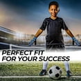 thumbnail image 4 of FIGHTSENSE Soccer Goalie Gloves for Kids Youth Boys,Football Goalkeeper Gloves,4mm Latex Palm,Breathable,Anti-Slip Strong Grip,Double Wrist Protection, 4 of 6