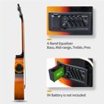 thumbnail image 6 of Ktaxon Full Size Acoustic Electric Bass Guitar Kit, 4 String Electric Bass Guitar with 15W Amp, Bag, Strap, Picks, Strings, Dark Brown, 6 of 9