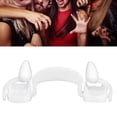 thumbnail image 4 of Retractable White Vampire Fangs, Plastic Teeth, Costume Accessory Party Favors, 4 of 9