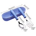 thumbnail image 3 of Vikakiooze Toddler Utensils,Stainless Steel Fork and Spoon Safe Silverware Set With Box,Kid Safe Utensils,Kids Cutlery Set,Dishwasher Safe, 3 of 9