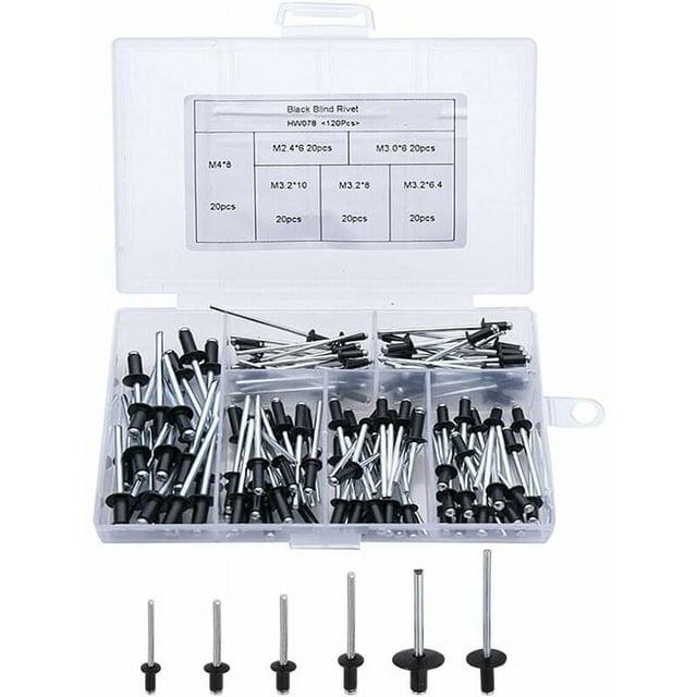 Enhanced Fastening Solution, Large Flange Aluminum Blind Rivet, High Quality Aluminum Alloy Self-Plugging Open End For Furniture Car Aircraft, Wide Applications Including