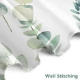 thumbnail image 3 of Shower Curtain Green Plants for Bathroom Waterproof Quick-Drying Eucalyptus Leaves Shower Curtain Set with Hooks 84x72 Inch, 3 of 6