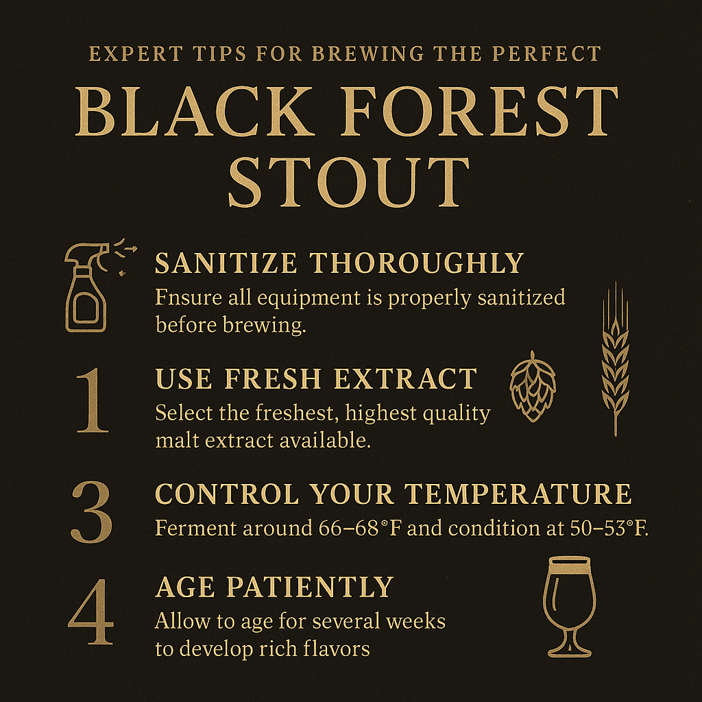 Label Peelers Black Forest Stout Beer Kit - Extract