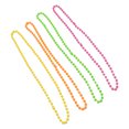 thumbnail image 4 of Jumpingount 4 piezas collar de disfraces estilo bohemio pulseras de cuentas colorido aro cadena de mano tobillera joyería fiesta collar de boda Type2 NO2, 4 of 6
