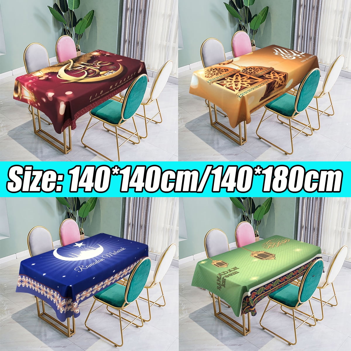 Oil-Proof/Waterproof Tabletop Protector for Kitchen Dining Party Merry Christmas Stars Wrinkle Free Nander Rectangle Tablecloth Polyester Washable Table Cover