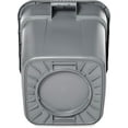 thumbnail image 2 of LLDPE Square Brute 40-Gallon Trash Can without Lid, Gray, for Restaurants/Garages/Offices/Mailrooms/Classrooms, 2 of 6