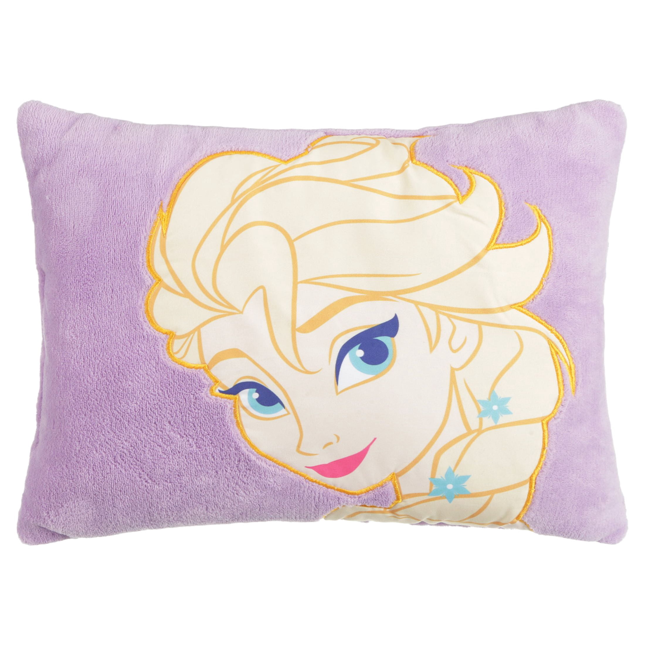 Disney Frozen Queen Elsa Applique Toddler Pillow, 12 x 15"