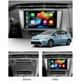 thumbnail image 4 of RoverOne Coche Radio Estéreo GPS Navegación Autoradio CarPlay Android Auto para Toyota Prius XW30 2009 - 2015, 4 of 5