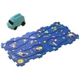 thumbnail image 2 of Juego de pista de coche con rompecabezas, juego de pista de coche, juguetes de construcción de vagones de ferrocarril Montessori 8 rompecabezas espacio, 2 of 8