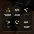 thumbnail image 3 of Hxoliqit Car Heater Portable Car Heater And Car Heater That Plugs Into 2 In 1 Fast Heating & Fan 12V 150W Heater For Car With 360 Suction Holde Space Heater Heaters For Car Use Car Heater, 3 of 8