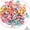 Light blending, variant on QenASHaing 100-Pack Nylon Hair Loops in Assorted Colors, Cute Stretchable Accessories for Daily Wear, for Girls Teens Birthday Party Gift Bags
