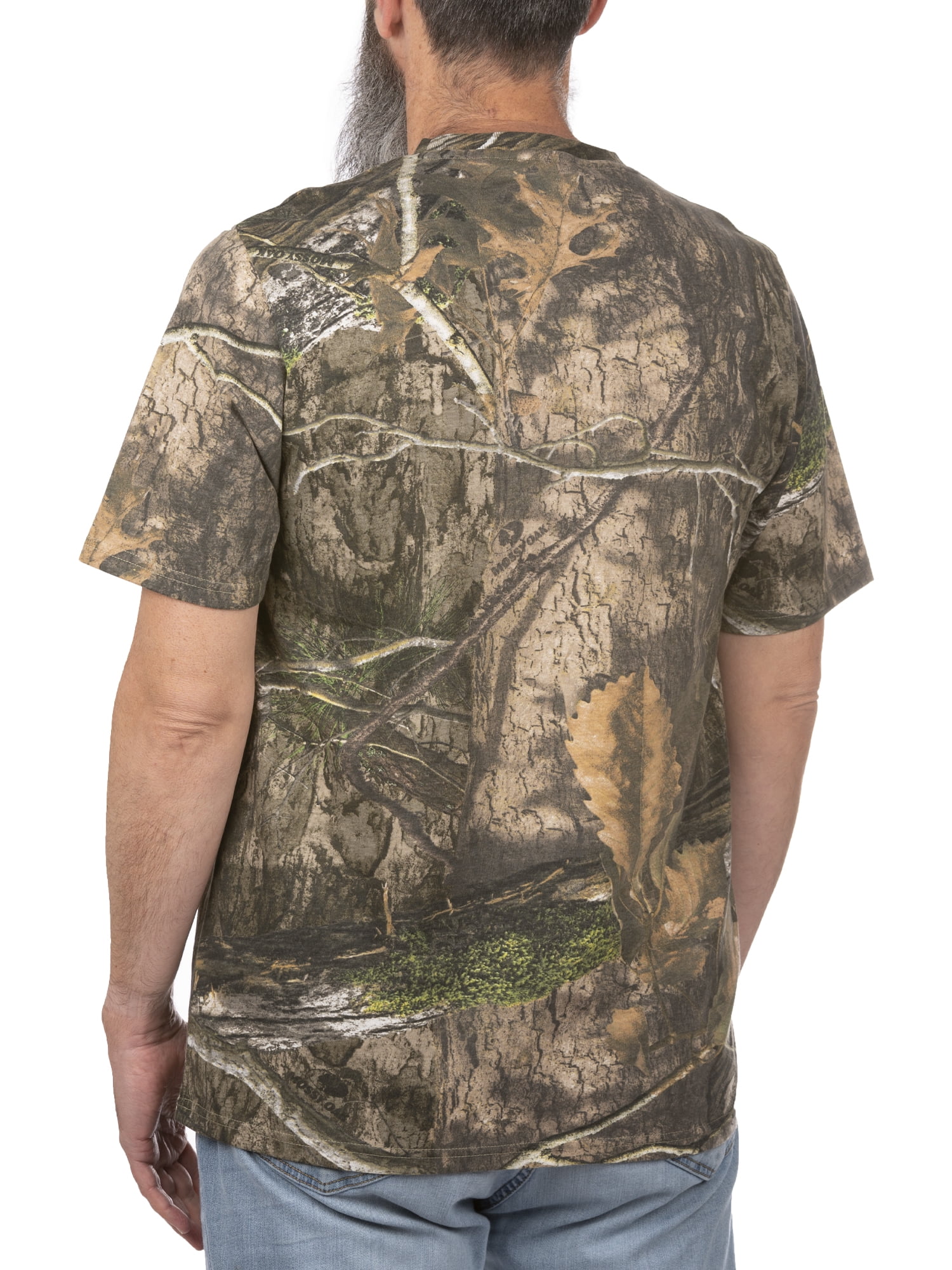 Mossy Oak Country DNA Men Short Sleeve Scent Control Hunting Camouflage Tee Shirt