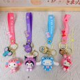 thumbnail image 2 of LLavero de silicona de Anime Sanrio, colgante de Hello Kitty, My Melody, Pompón, Purin, Cinnamoroll, Kuromi, adornos para parejas, 2 of 4