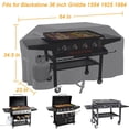 thumbnail image 2 of 36 Inch Griddle Cover Fits for Blackstone 36 inch Flat Top Gas Griddle 1554 1825 1984, Waterproof 36" Griddle Cover Fit Royal Gourmet GD401, 2 of 6