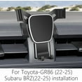 thumbnail image 2 of Car Phone Holder for Toyota GR86 2022 2023 2024 2025 2026，Subaru BRZ 2022-2025 Auto Accessories Navigation Bracket Interior Decoration Screen Dash Board Smartphone Mobile Cell Phone Mount case, 2 of 6