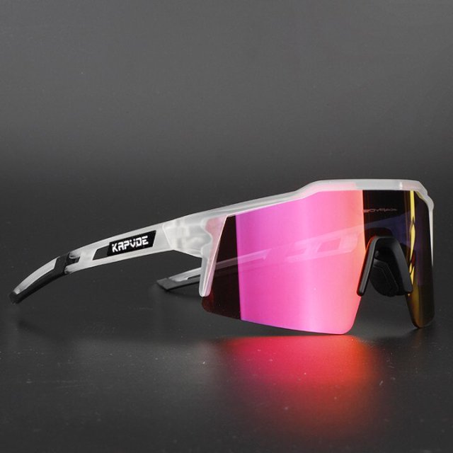 Kapvoe-gafas polarizadas de ciclismo para hombre y mujer, lentes de protección para bicicleta de carretera, a prueba de viento, para deportes al aire libre qiuyongming unisex
