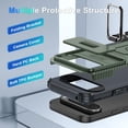 thumbnail image 5 of KOMI for Google Pixel 9/9 Pro Case with Tempered Glass Screen Protector and Camera Lens Cover,Rotated Ring Stable Kickstand,Heavy Duty Shockproof Protective Phone Cover-Alpine Green, 5 of 5