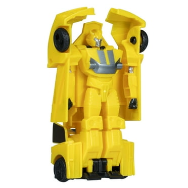 Transformers Toys EarthSpark 1-Step Smash Changers Bumblebee Action Figure, 6 