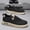 Black, variant on 2026| Men's Teen Low-Top Lace-Up Trendy Shoes, Anti-Slip Wear-Resistant Sports Skate Shoes, Comfortable Casual Outdoor Shoes Thick-Sole Student Sneakers,