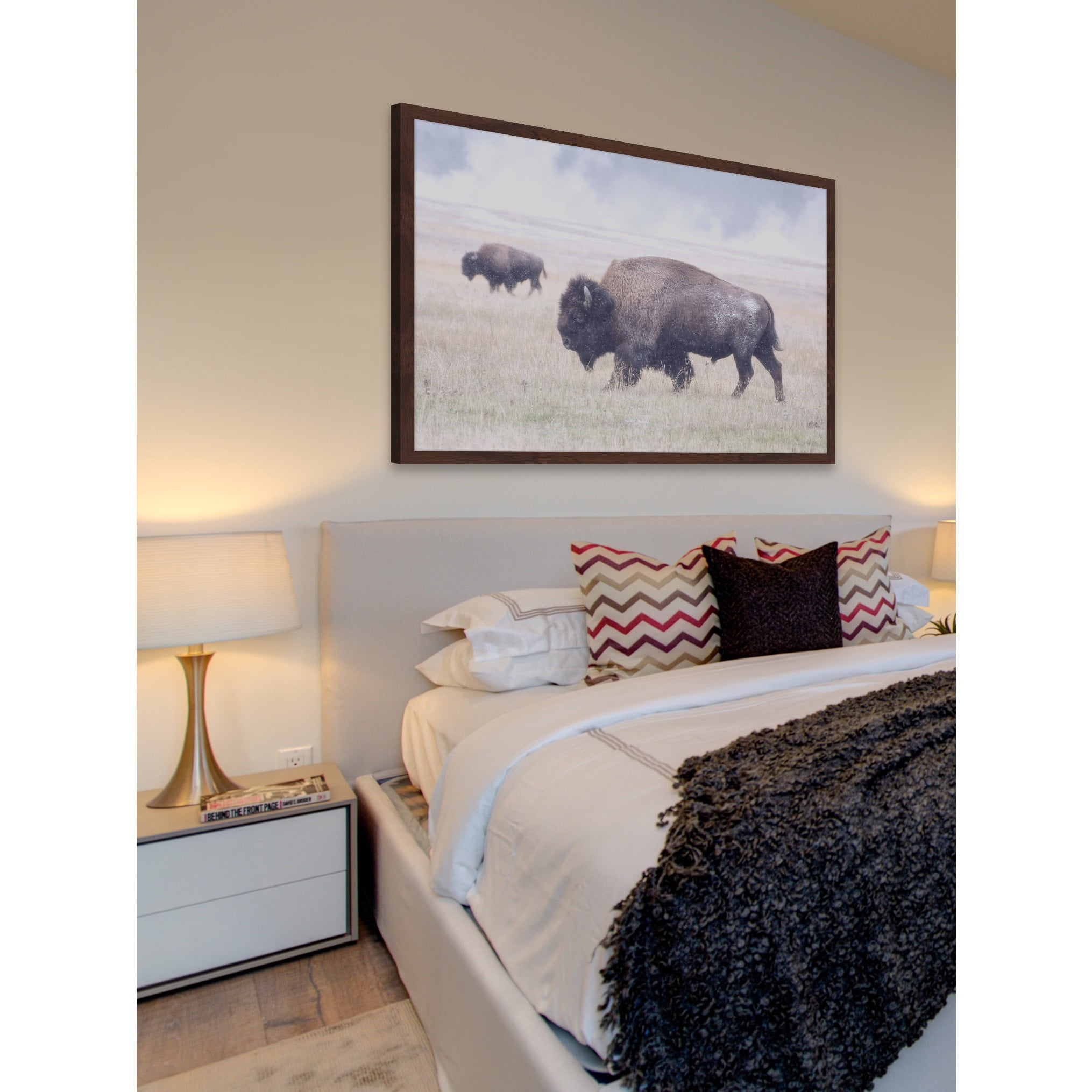 Marmont Hill "Scattered Herd" Framed Painting Print