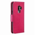 thumbnail image 2 of Allytech Galaxy S9 Plus Case, Slim Fit PU Leather Folio Butterfly Embossed Shockproof Wrist Hand Strap Flip Cards Holder Wallet Case TPU Back Cover for Samsung Galaxy S9+ Plus, Red, 2 of 8