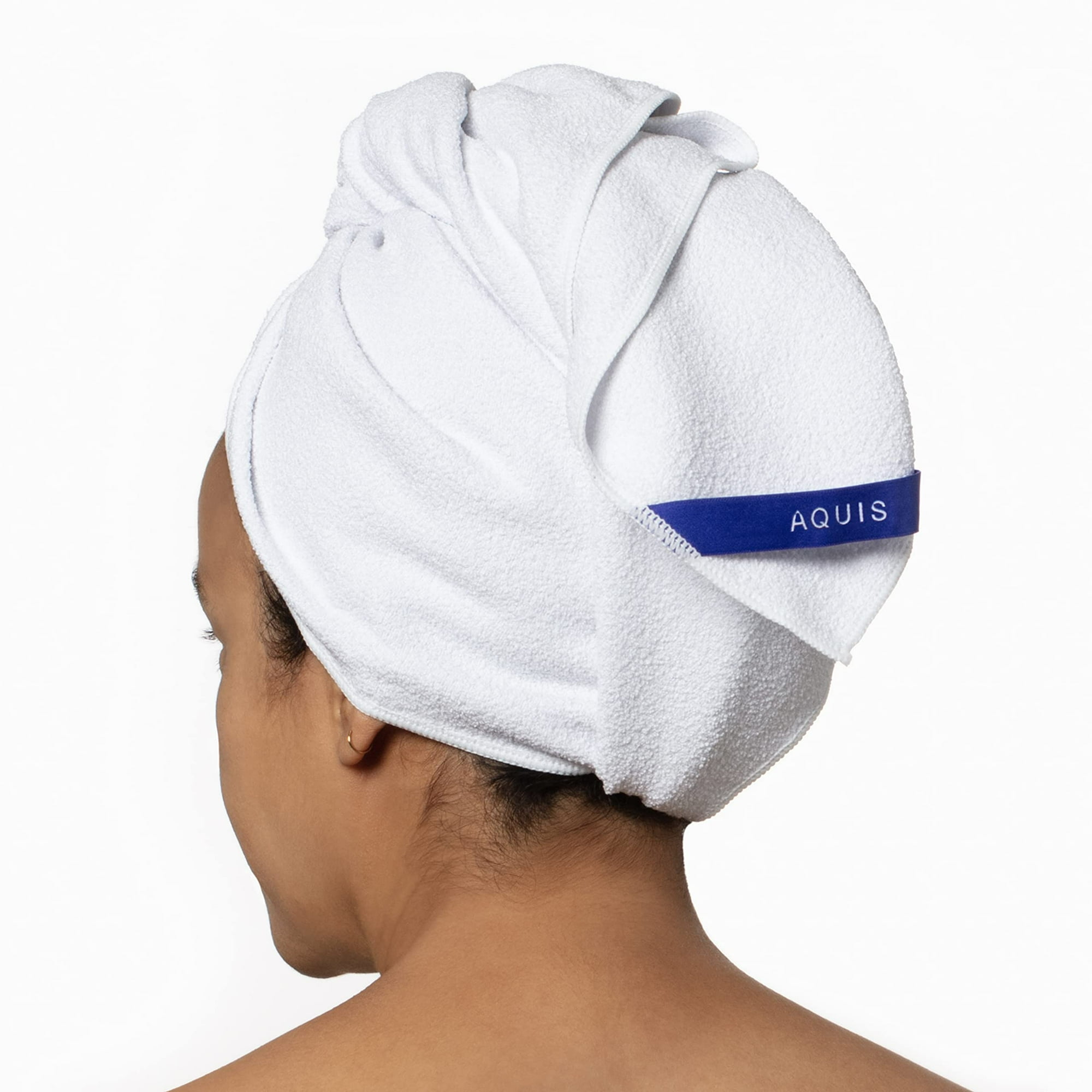 Aquis Towel Hair Drying Tool Water Wicking Ultra Absorbent Recycled Microfiber Walmart