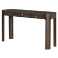 thumbnail image 5 of Hassch 52 Inch Console Table, Rustic Entryway Table with 3 Storage Drawers for Foyer, Hallway, Living Room, Easy Assembly, Espresso, 5 of 10