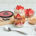 thumbnail image 3 of Noosa Yoghurt, Whole Milk Yogurt, Velvety Smooth & Creamy, Strawberry Rhubarb, 8 oz Tub, 3 of 6