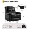 thumbnail image 3 of Danolapsi Power Lift Recliner Chair for Elderly  - Heat and Massage,Faux PU Leather Electric Lift Recliner for Elderly & Mobility Impaired, Adjustable Back and Legs,Heavy Duty Lift Chair for Seniors, 3 of 6
